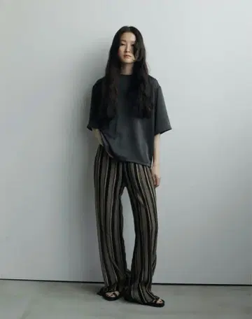 안느크 Stripe Knit Pants 사이즈 38