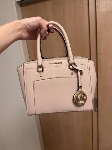 MICHAEL KORS 핑크 베이지 핸드백
