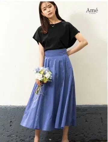 아메노치하레 상의 블랙 미사용 새상품 택 포함