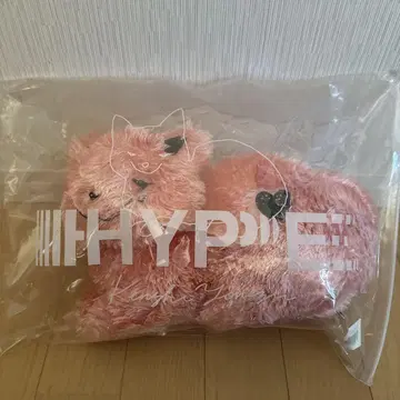 요네즈켄시 HYPE 리이슈 고양이 핑크 봉제 인형