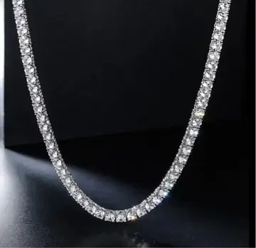 인기 4mm 50cm 지르코니아 테니스 체인 목걸이