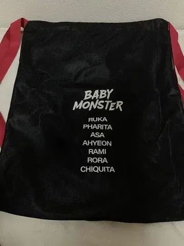BABY MONSTER 멤버 이름 가방