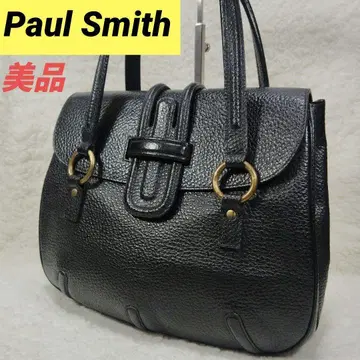 새상품급 Paul Smith 폴스미스 핸드백 가죽 주름 가죽