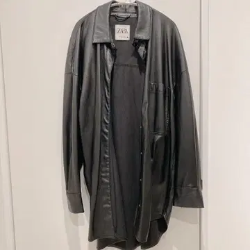 ZARA 페이크 가죽 자켓