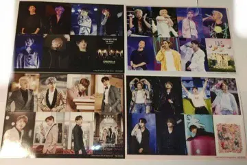 BTS 영화 무비치켓 특전 스티커 4장 세트