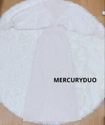 MERCURYDUO 2WAY 자카드 가디건 도킹 니트 원피스 M