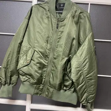 wcloset 올리브 그린 MA-1 자켓 밀리터리 자켓
