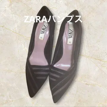ZARA 펌프스 블랙 22.5cm
