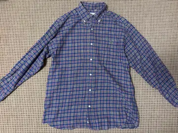 가격 인하 LACOSTE BD 체크 플란넬 셔츠 Mens 3
