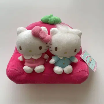 산리오 다이스키 시리즈 키티&다니엘 봉제 인형