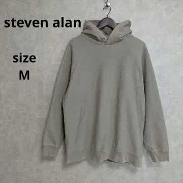 steven alan 후디 맨투맨 후드티 일본제 그레이 M