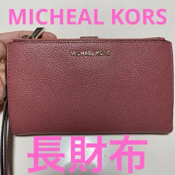 새상품급 MICHEAL KORS 마이클코어스 핑크 장지갑