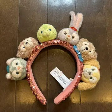 홍콩 디즈니 더피 프렌즈 머리띠