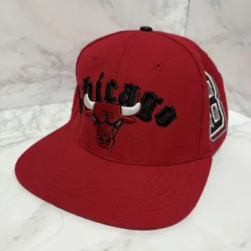 y100424 시카고 불스 캡 NBA 레드 농구 로고