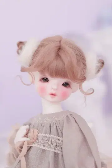 인형 가발 6-7인치 유SD 사이즈 1/6 마리멜 모헤어