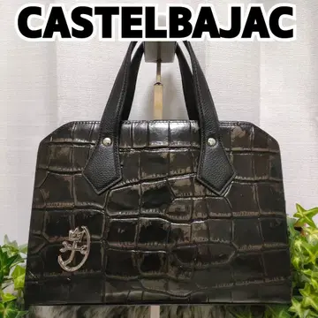 CASTELBAJAC 백 크로커 블랙 까스텔바작 핸드백