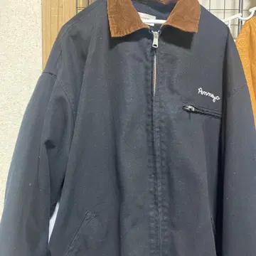 워크 자켓 코듀로이 옷깃