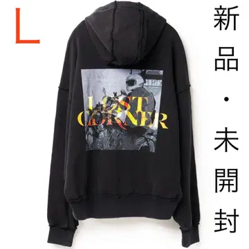 LOST CORNER 블랙 후드티 L 사이즈