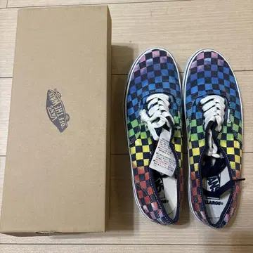 Vans XLARGE 컬러풀 체크 무늬 스니커즈
