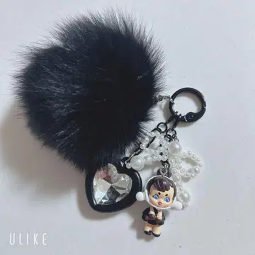 흑백 자라자라 키링