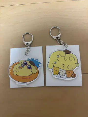 폼폼푸딩 팝업 아크릴 키링 미야시타 파크
