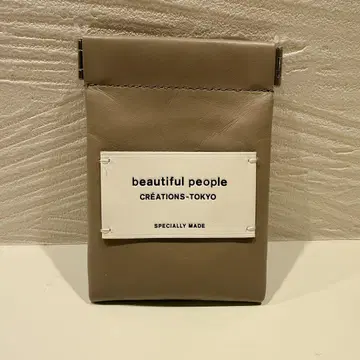 뷰티풀 피플 크리에이션즈-도쿄 파우치 베이지