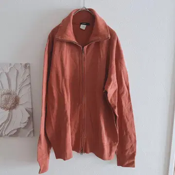 J.CREW 더블 집업 트레이닝복 아우터 겉옷 오렌지 S