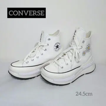 컨디션 최상 레어 Converse 컨버스 하이컷 스니커즈 꽃무늬 화이트