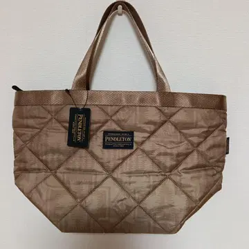 PENDLETON 퀼팅 숄더백 베이지