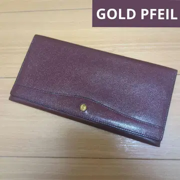 GOLD PFEIL 버건디 장지갑