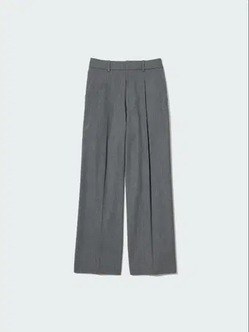 유니클로 턱 와이드 팬츠 3XL 긴 길이