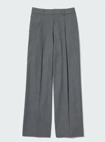 유니클로 턱 와이드 팬츠 3XL 긴 길이