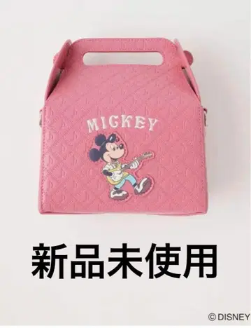 미사용 새상품 마우지 미키 핑크 백