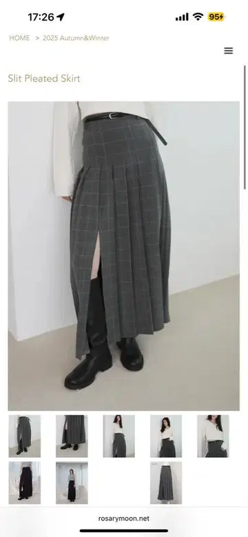 [ Pre order ] Slit Pleated Skirt 새상품