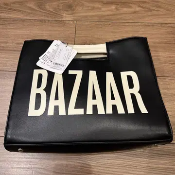 MARY QUANT BAZAAR 로고 핸드백