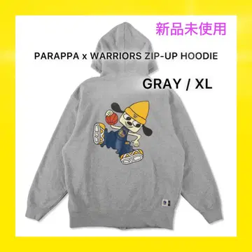 PARAPPA x WARRIORS ZIP-UP HOODIE XL 그레이