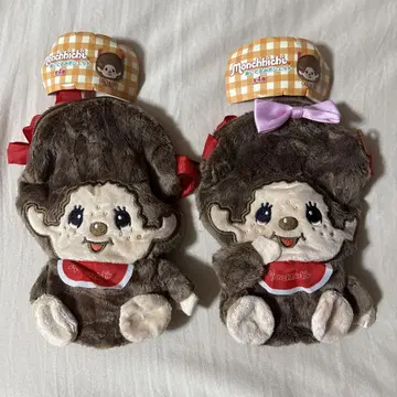 몬치치 봉제 인형 미니백 몬치치 군 몬치치 양 앉은 모습