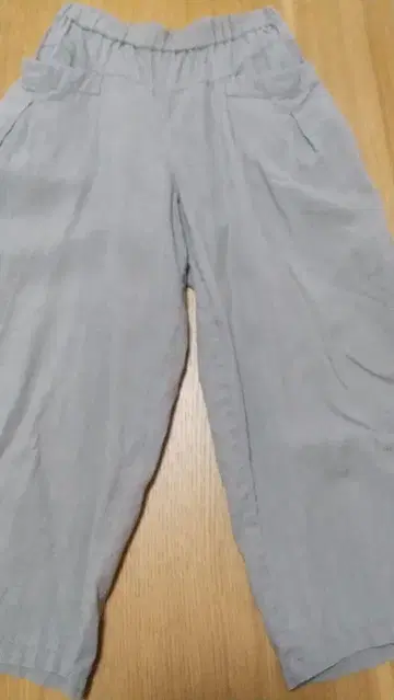 군언당 근근 린넨 그레이 와이드 팬츠
