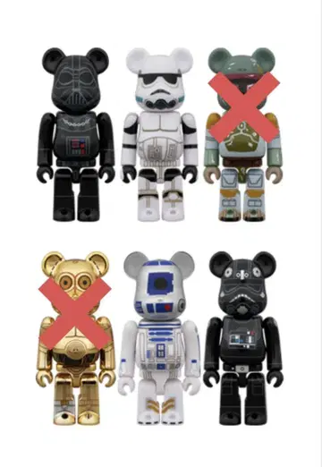 BE@RBRICK CHASE STAR WARS 4종