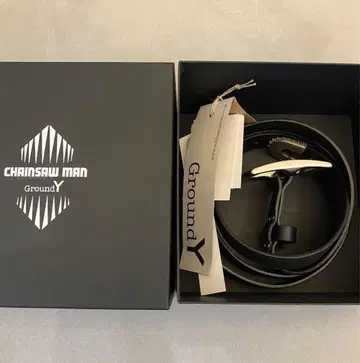 [ 미사용 새상품 ] ground y 체인소 맨 콜라보 레제 편 벨트