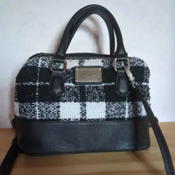 CECIL McBEE 체크 무늬 미니 숄더백