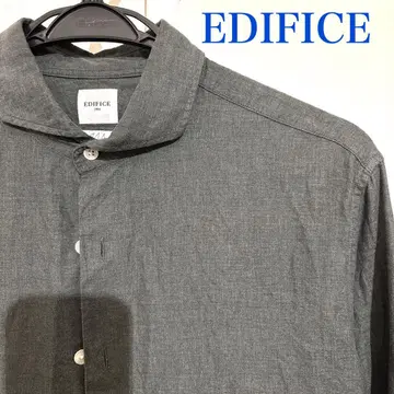 EDIFICE 린넨 셔츠 그린 TESSITURAMONTI