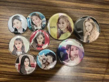 TWICE 쯔위 캔뱃지 9개 세트