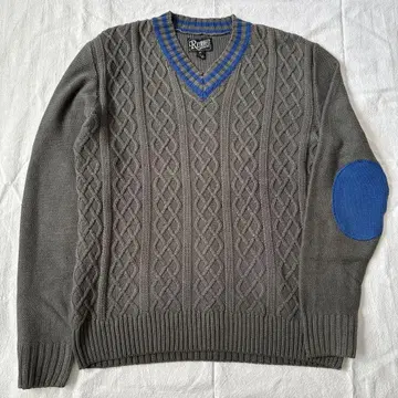 RetroFit v넥 풀오버 스웨터