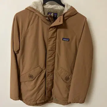 Patagonia 키즈 후드 부착 브라운 다운 사이즈 XL (14)