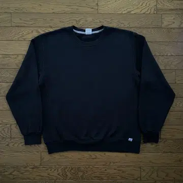 러셀 애슬레틱 맨투맨 앞 V 가제트 블랙 L