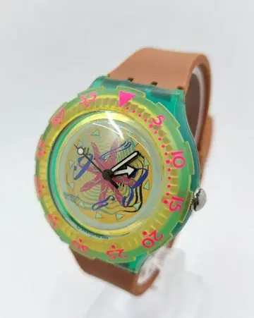 Swatch SCUBA200 SEA FLOOR SDN108 손목시계