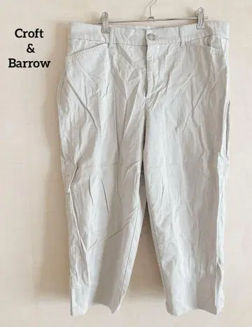 Croft & Barrow 라이트 그레이 캐주얼 팬츠 14 숏 기장