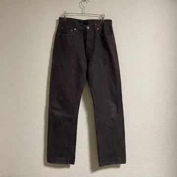 풀 카운트 블랙 데님 선염 W30