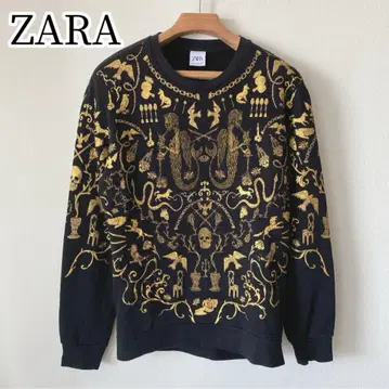 ZARA ABSTRACT PRINT 아브스트랙트 패턴 맨투맨 트레이닝복